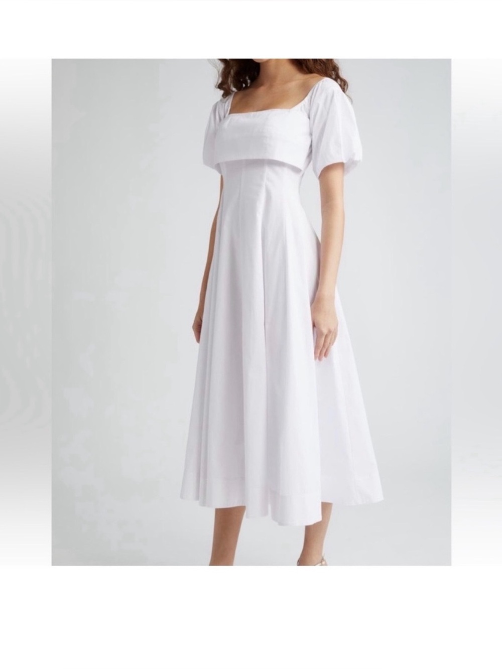 STAUD White maxi off the shoulder dress small